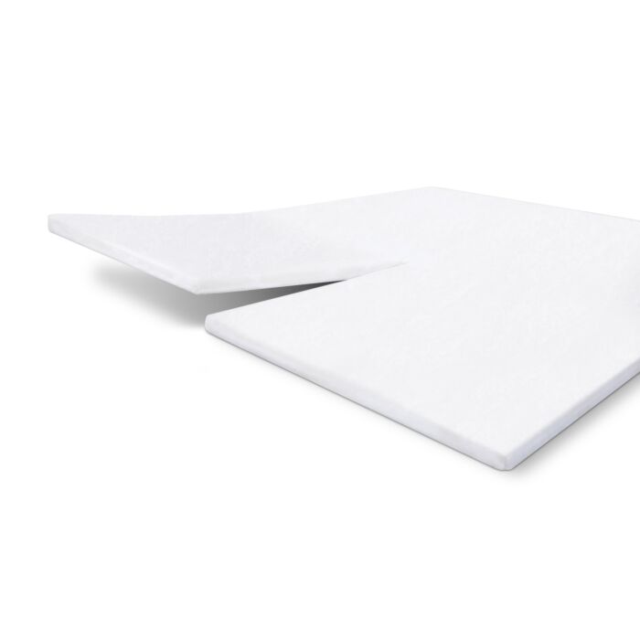 Cotton Cover einfach splittopper molton 180x200/210cm weiß