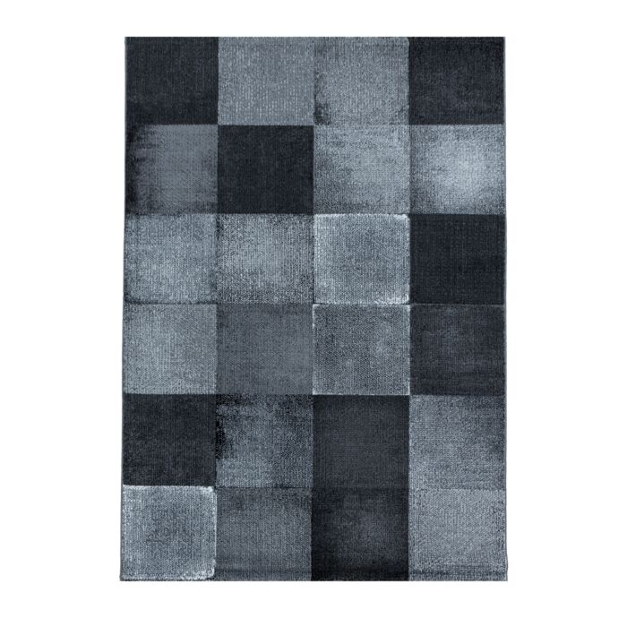 Costa Duva teppich kurzflor rechteckig 160x230cm schwarz