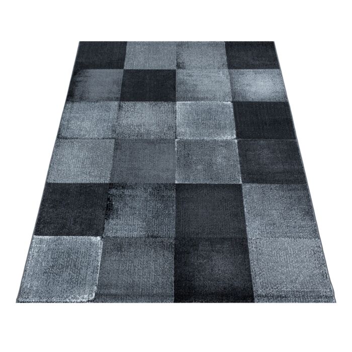 Costa Duva teppich kurzflor rechteckig 160x230cm schwarz