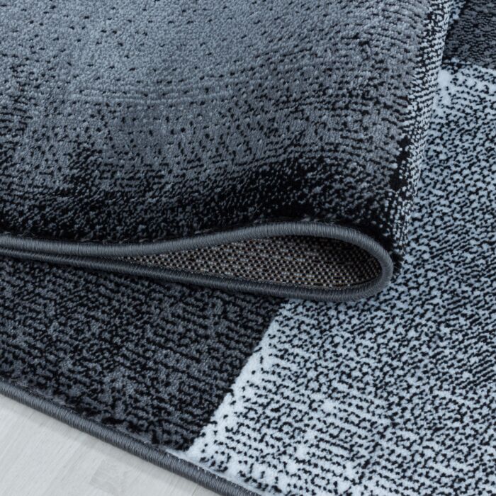 Costa Duva teppich kurzflor rechteckig 160x230cm schwarz