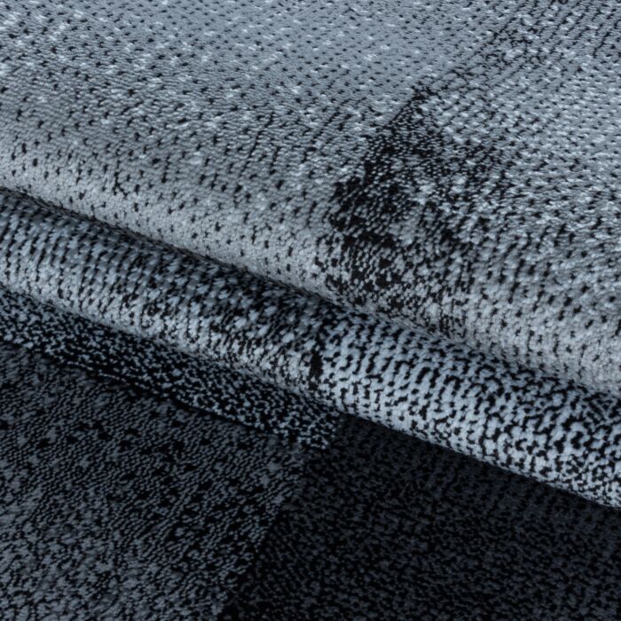 Costa Duva teppich kurzflor rechteckig 160x230cm schwarz