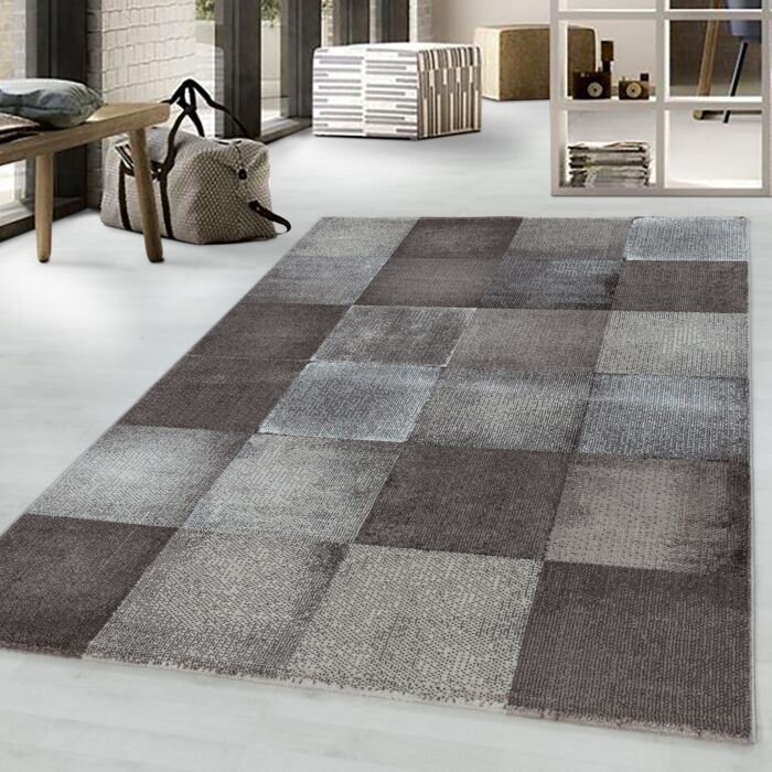 Costa Duva teppich kurzflor läufer 80x250cm braun
