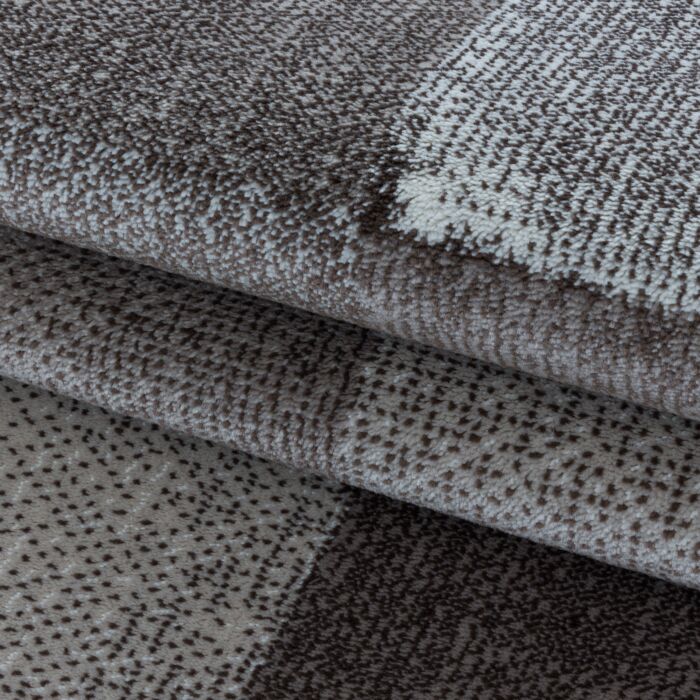 Costa Duva teppich kurzflor läufer 80x250cm braun