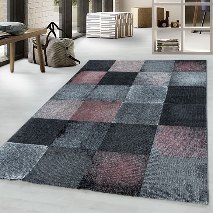 Costa Duva teppich kurzflor rechteckig 240x340cm rosa