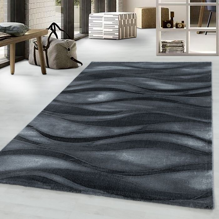Costa Dalgy teppich kurzflor rechteckig 120x170cm schwarz