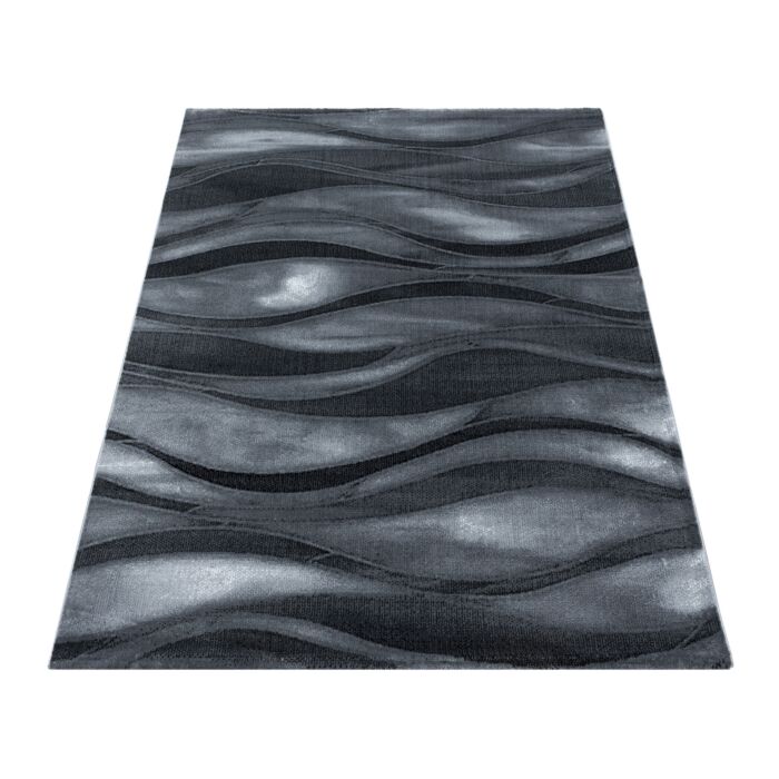 Costa Dalgy teppich kurzflor rechteckig 120x170cm schwarz