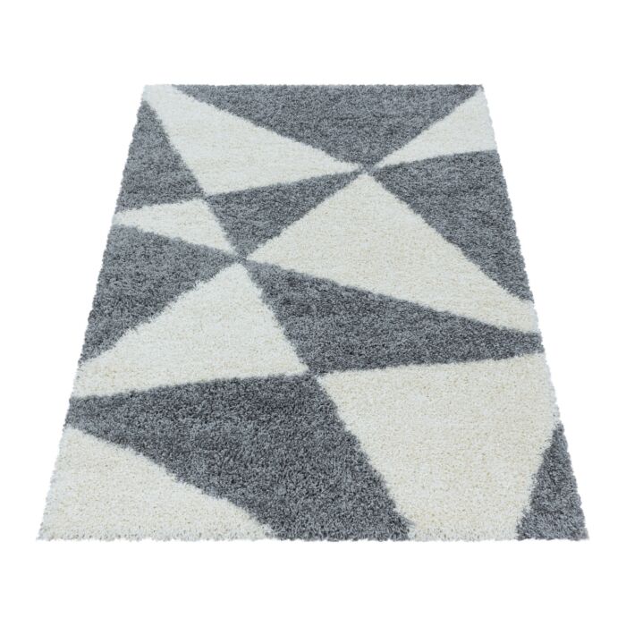 Tango Shaggy teppich hochflor rechteckig 140x200cm grau