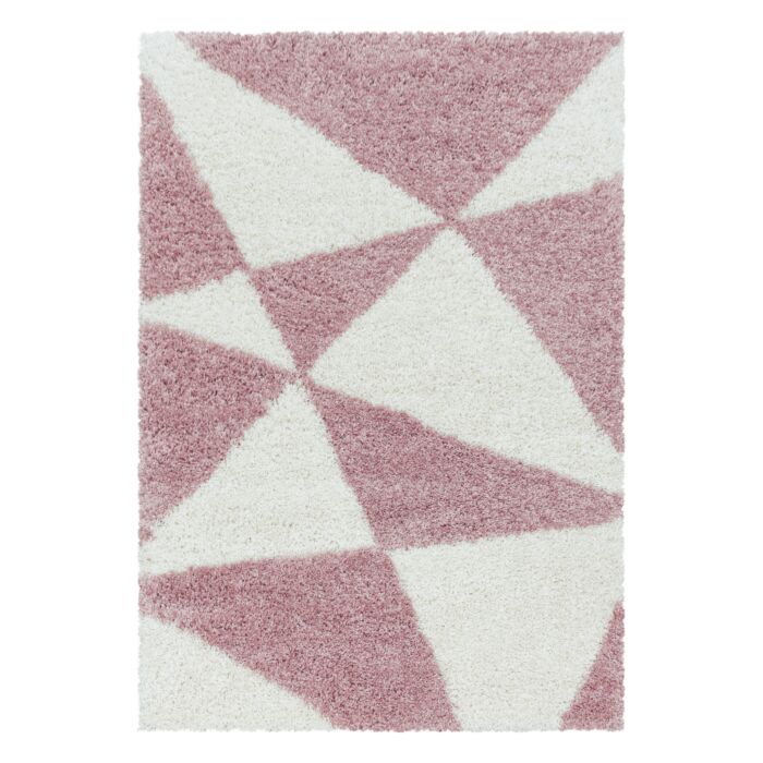 Tango Shaggy teppich hochflor rechteckig 140x200cm rose