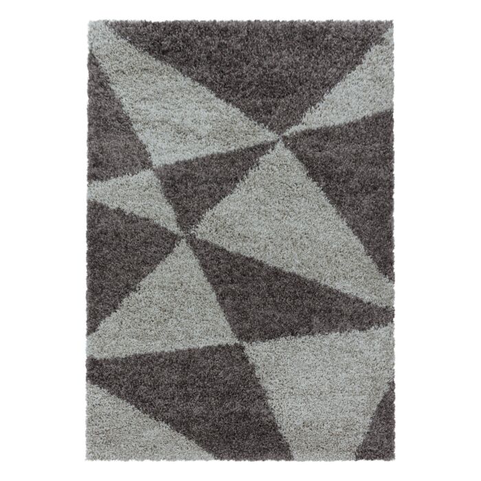Tango Shaggy teppich hochflor rechteckig 160x230cm taupe