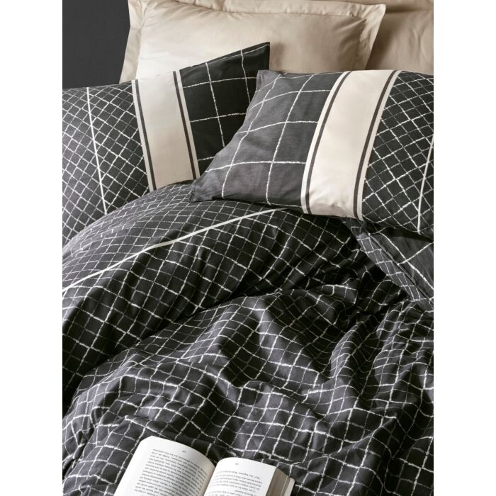 Dark bettwäsche-set 200x220cm baumwolle renforce antre beige