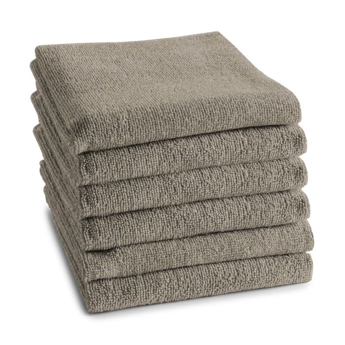 DDDDD Logo küchentuch 50x55cm taupe (6 stück)