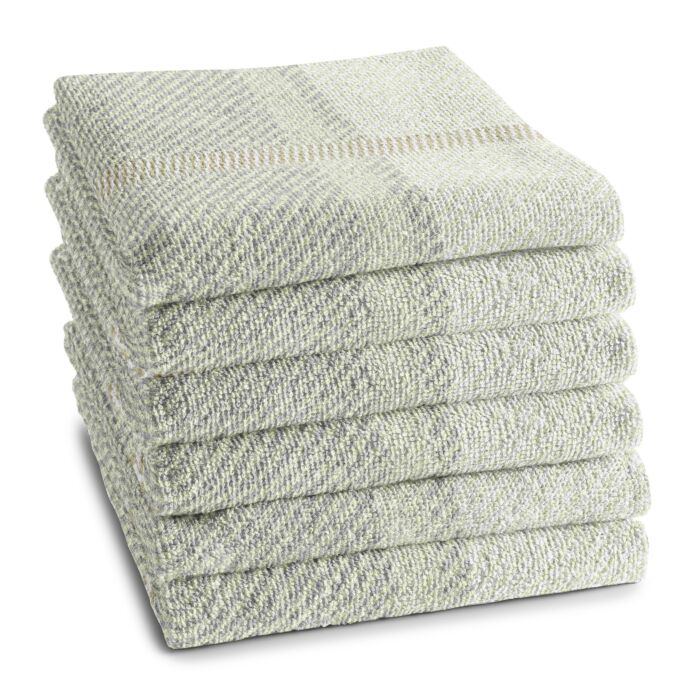 DDDDD Madras küchentuch 50x55cm creme (6 stück)