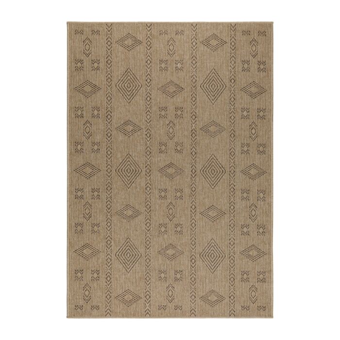 Dhaka Baita teppich indoor/outdoor läufer 80x250cm jute schwarz