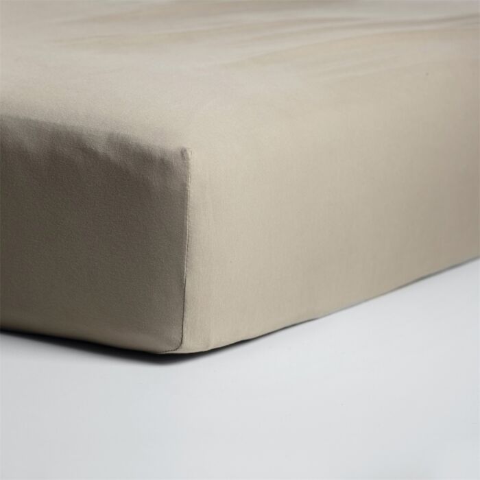 Cinderella spannbettlaken 70x200cm jersey taupe (bis 25cm)