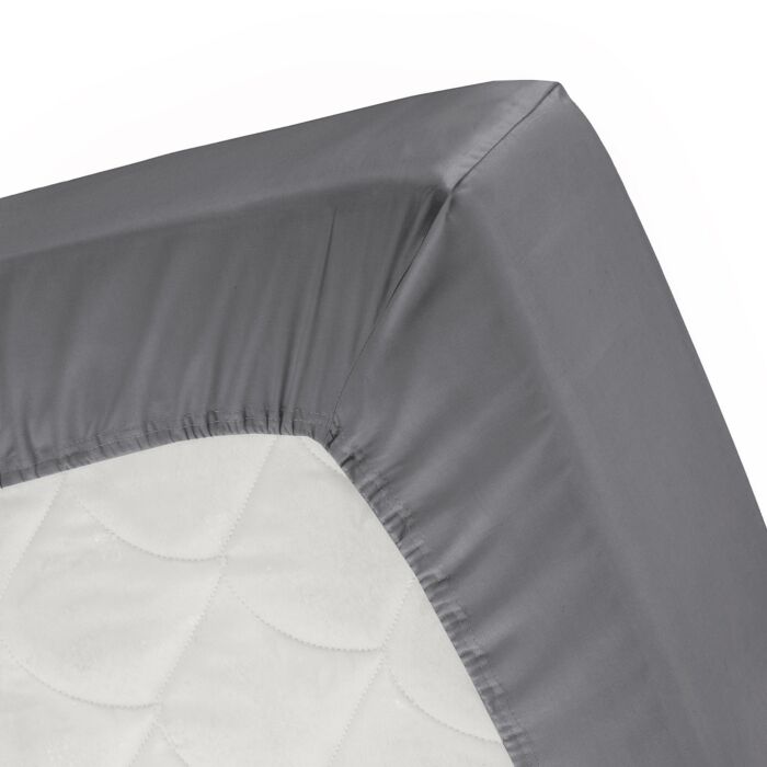 Cinderella spannbettlaken 180x200/210cm jersey anthrazit (bis 25cm)