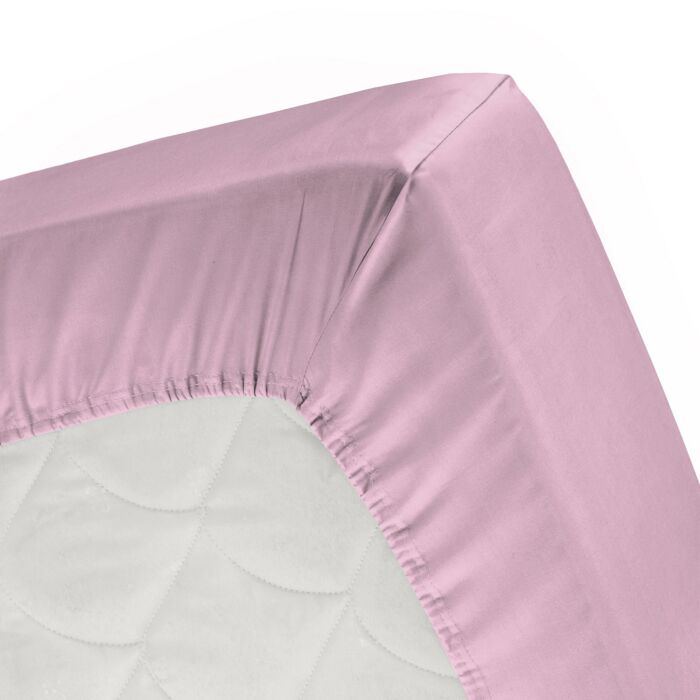 Cinderella spannbettlaken 180x200cm jersey bonbon rosa (bis 25cm)