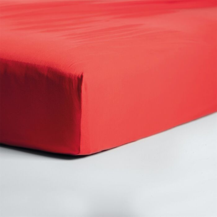 Cinderella spannbettlaken 80/90x200cm jersey rot (bis 25cm)
