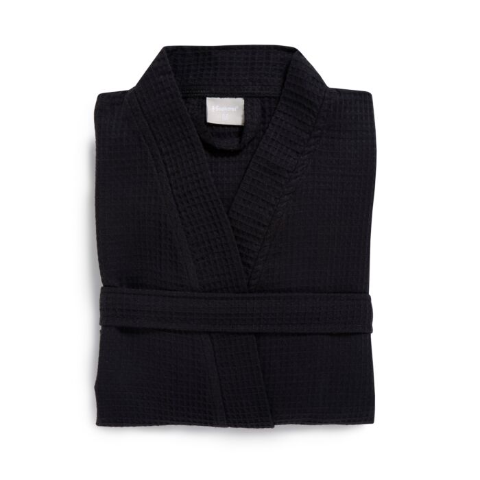 Seahorse Waffle kimono bademäntel XXL schwarz