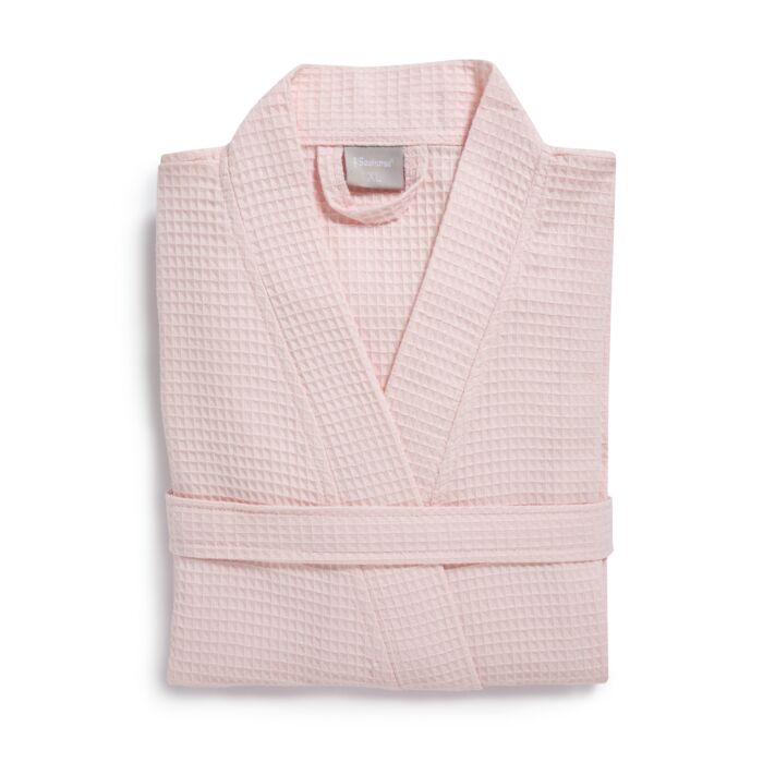 Seahorse Waffle kimono bademäntel XXL perlrosa