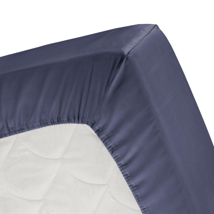 Cinderella Weekend spannbettlaken 140x200cm baumwolle dunkelblau (bis 25cm)