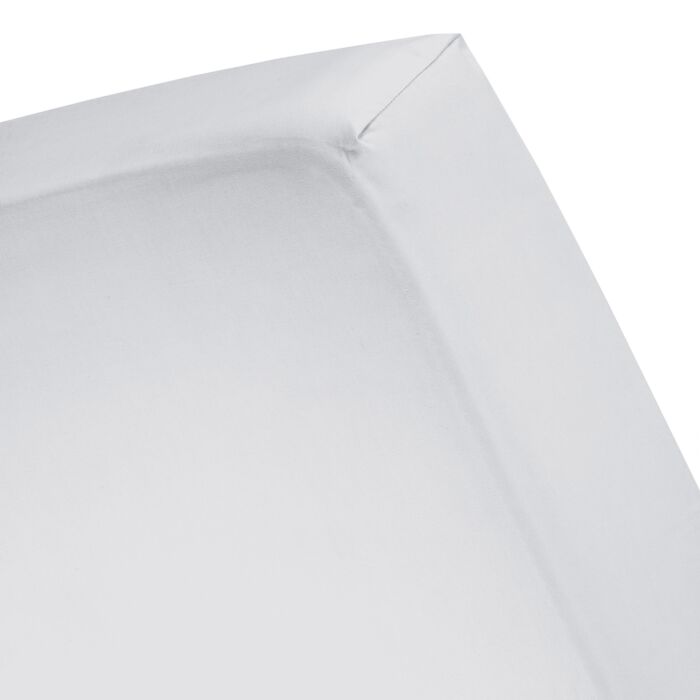 Cinderella Sundays spannbettlaken 160x210cm satin hellgrau (bis 25cm)