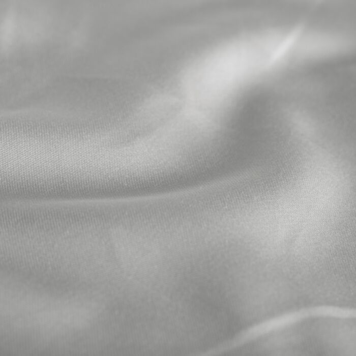Cinderella Sundays topper spannbettlaken 100x220cm satin hellgrau (bis 15cm)