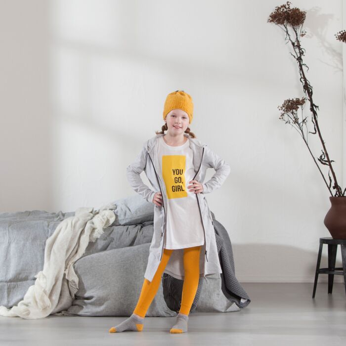 Seahorse Taylor kinderbademantel 146/152 hellgrau