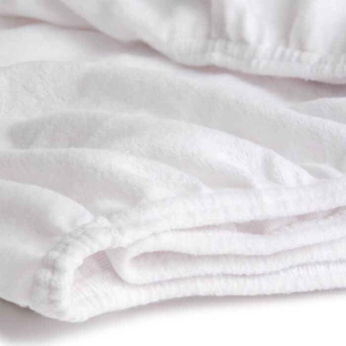 Cinderella spannbettlaken 80/90x200cm molton stretch weiß (bis 25cm)