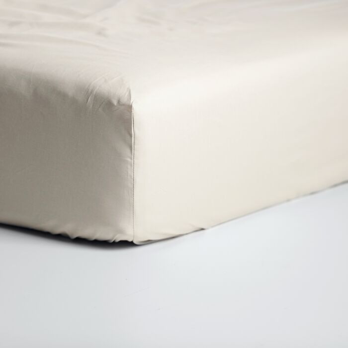 Cinderella Weekend spannbettlaken 160x200cm baumwolle helle sandfarbe (bis 25cm)
