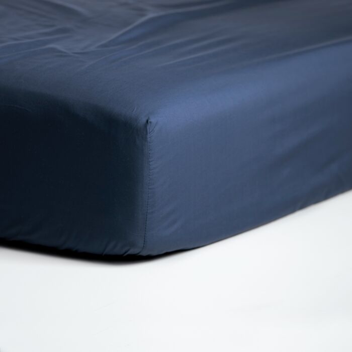Cinderella Weekend spannbettlaken 120x200cm baumwolle navy (bis 25cm)