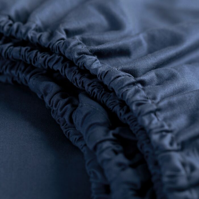 Cinderella Weekend spannbettlaken 120x200cm baumwolle navy (bis 25cm)