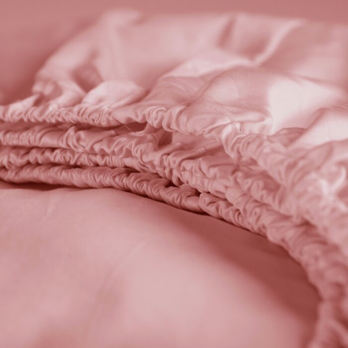Cinderella Sundays spannbettlaken 80x200cm satin rosa (bis 25cm)