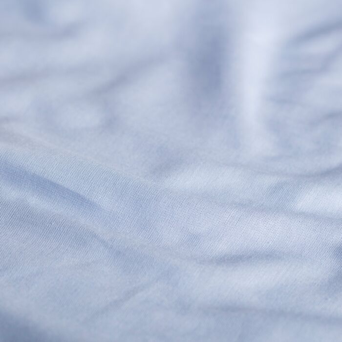 Cinderella Sundays spannbettlaken 100x200cm satin weiches blau (bis 25cm)