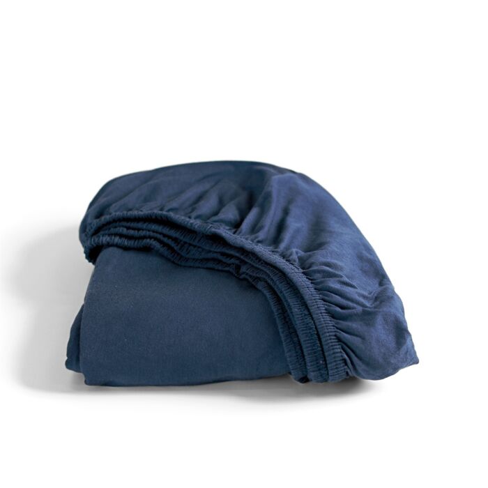 Cinderella spannbettlaken 70x200cm jersey navy (bis 25cm)