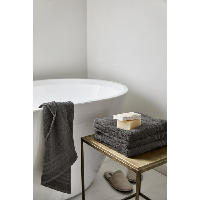 Bath Basics badetuch 50x100cm anthrazit