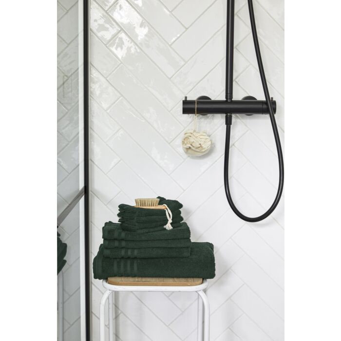 Bath Basics badetuch 70x140cm dunkelgrün