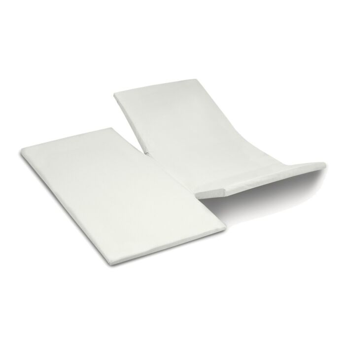 Cinderella Sundays double splittopper spannbettlaken 180x200cm satin elfenbeinweiß (bis 15cm)
