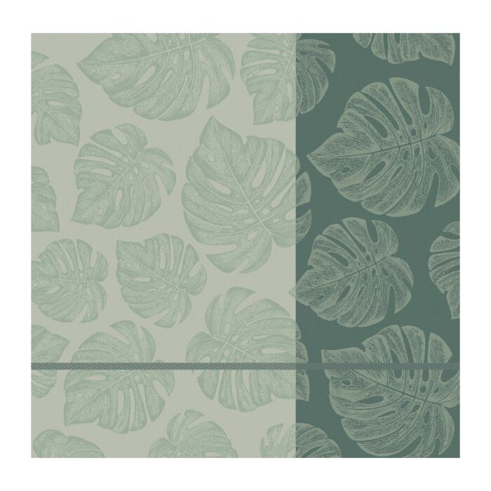 DDDDD Monstera geschirrtuch 60x65cm lorbeer (6 stück)
