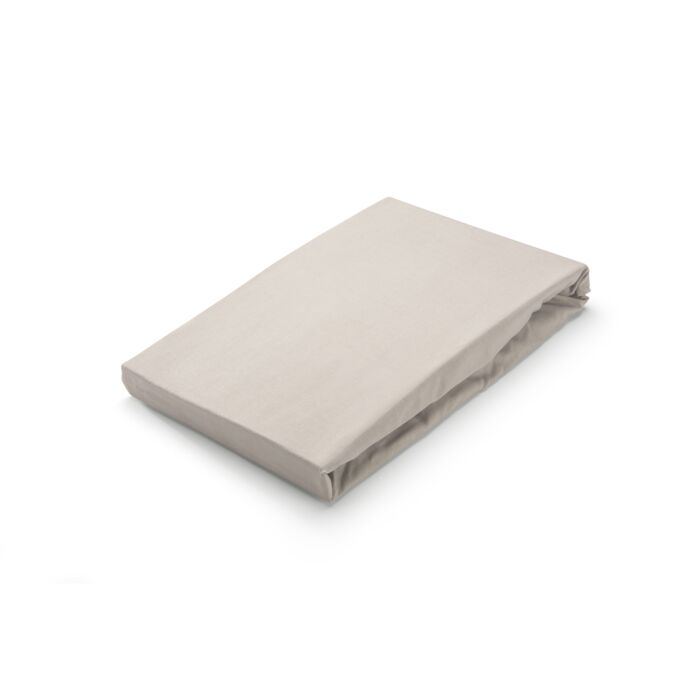 Crispy Cotton spannbettlaken 90x220cm sand