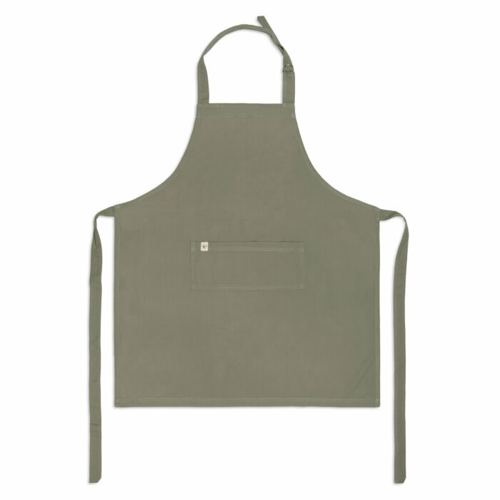 Cook weißh Happiness küchenschürze 75x90cm armeegrün