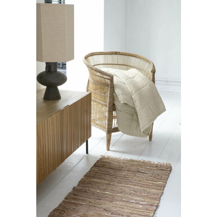 Luxury Touch tagesdecke 240x260cm creme