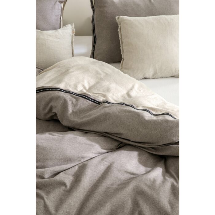 Casual Beauty bettwäsche 135x200cm taupe/sand