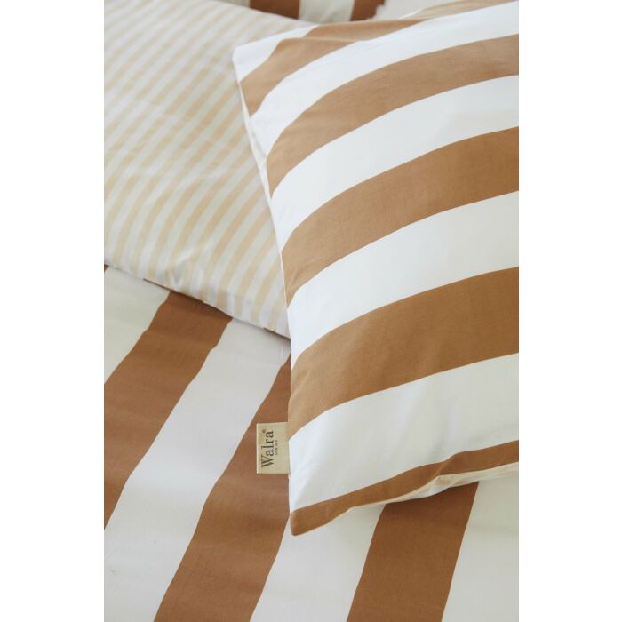 Classic Stripe bettwäsche 240x220cm cognac
