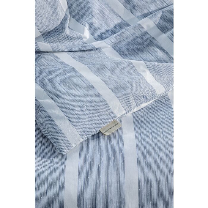 Stripe Along bettwäsche 200x220cm blau
