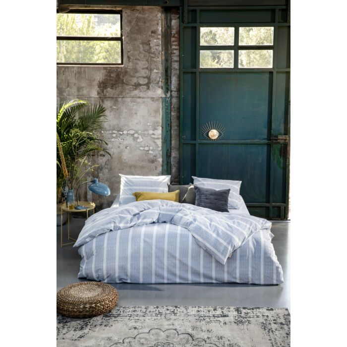 Stripe Along bettwäsche 200x220cm blau