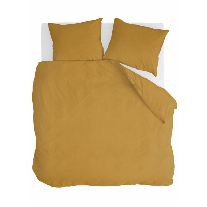 Vintage Cotton bettwäsche 200x220cm honigsenf