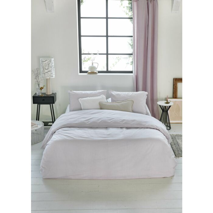 Vintage Cotton bettwäsche 155x220cm lila