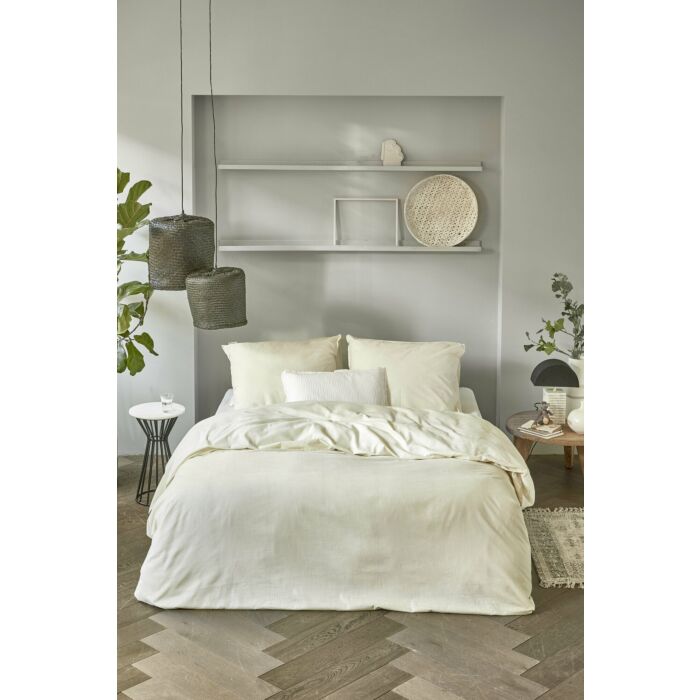Vintage Cotton bettwäsche 240x220cm creme