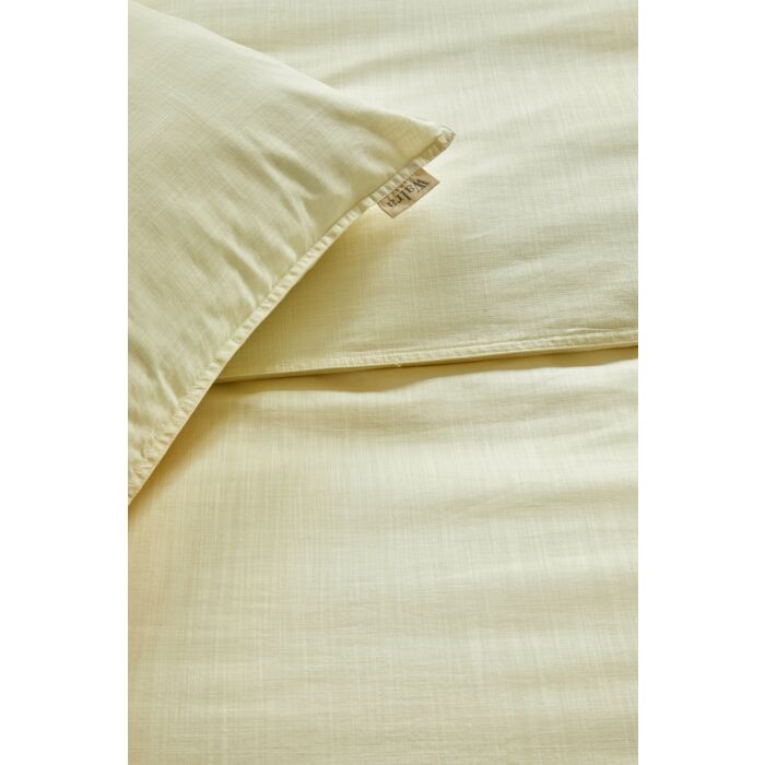 Vintage Cotton bettwäsche 140x220cm gelb