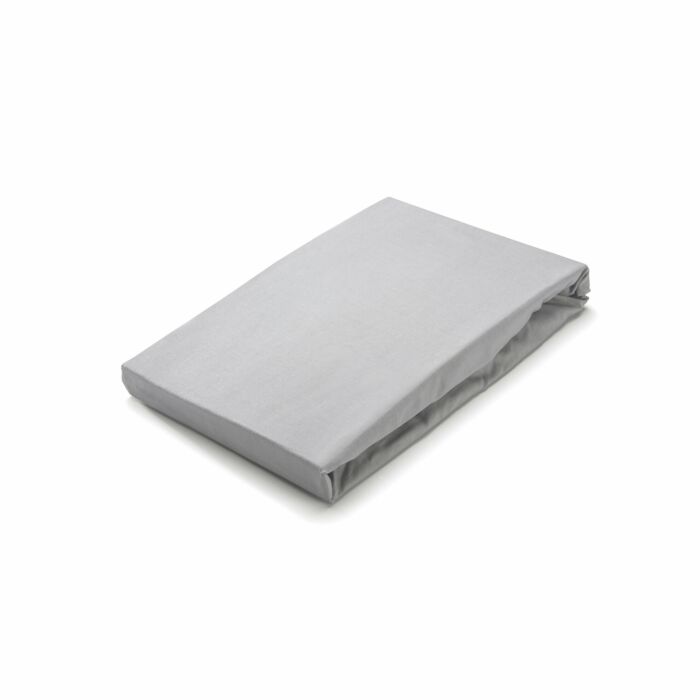 Crispy Cotton spannbettlaken 160x200cm grau